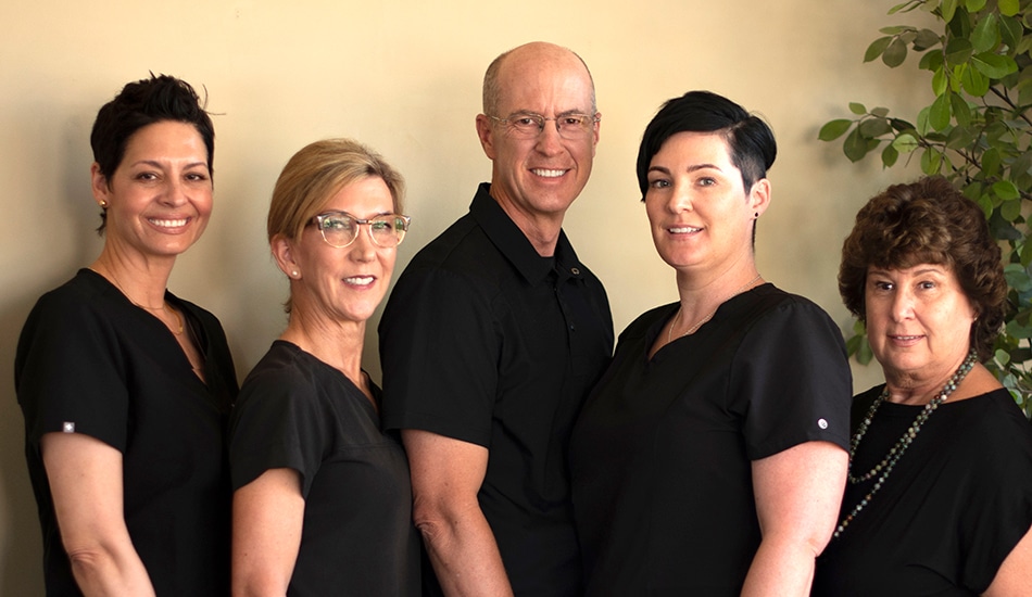 Photo of Dr. Polley and his Summerlin Dental Staff